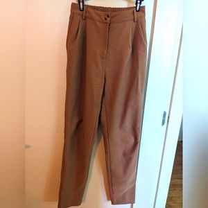 Camel colored trouser pants